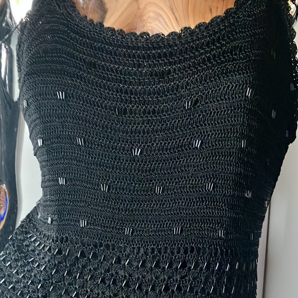 Crochet tank with beading - Picture 2 of 7